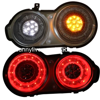 

For NISSAN GTR R35 Rear lights LED Tail Lamp 2007-up year Silver Housing SN