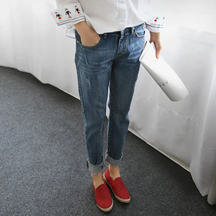 Boyfriend Jeans For Women 2017 Hot Sale Vintage Distressed Regular Spandex Ripped Denim Harem Pants Woman Jeans 16815 Boyfriend Jeans For Women 2017 Hot Sale Vintage Distressed Regular Spandex Ripped Denim Harem Pants Woman Jeans 16815