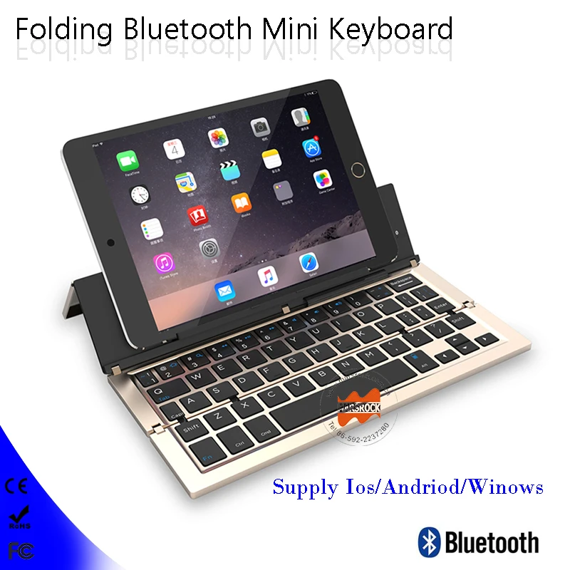 Folding portable Bluetooth 3.0 Wireless Laptop Tablet Phone Mini Keyboard for Android IOS Mac Windows
Folding portable Bluetooth 3.0 Wireless Laptop Tablet Phone Mini Keyboard for Android IOS Mac Windows