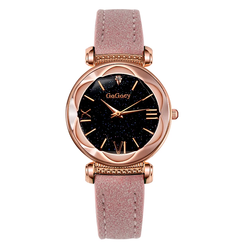 Gogoey женские часы роскошные женские часы Звездное небо часы для женщин Мода bayan kol saati алмаз Reloj Mujer