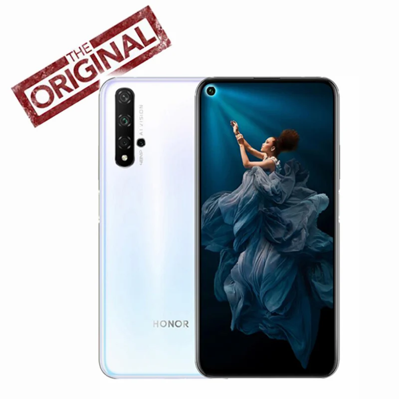 Оригинальный сотовый телефон honor 20 Kirin 980 восемь ядер 8 ГБ ОЗУ 128 6 2 дюйма 3750 мАч