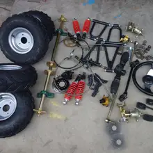 Картинг ATV UTV 1 м задний мост реечное и зубчатое управление маятник тяга рулевое колесо тормозной насос с 16X8-7 дюймовыми колесами