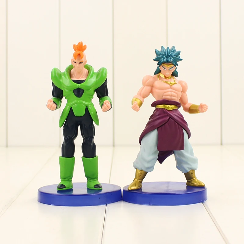 10-14 см 6 шт./лот Dragon Ball Z Super Saiyan Son Goku Vegeta Frieza Piccolo Cell Beerus ПВХ фигурка Модель Коллекция игрушек