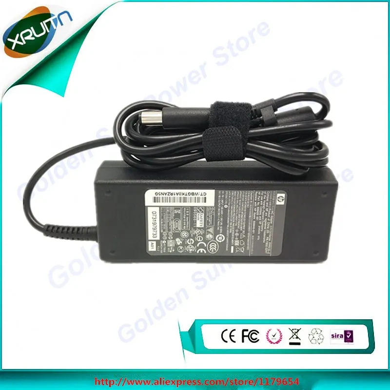100% оригинальный 19V 4.74A 90W адаптер питания для HP Pavilion DV3 DV4 DV5 G4 G6 G7 609940 001 608428 002 PPP012H S