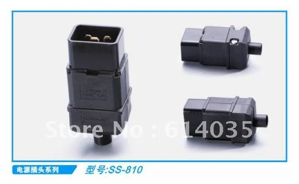 SS-810 разъем/промышленная вилка IEC 320 C14 US AC Разъем питания Розетка съемный |