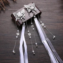 Древняя традиционная китайская заколка для волос для невесты Свадебная Ювелирная заколка классическая элегантная женская палочка для волос Банкетная заколка для волос
