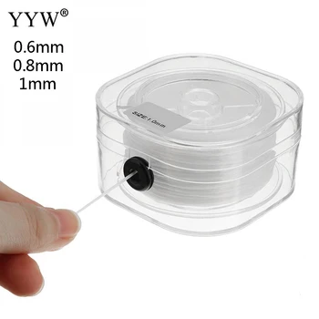 

100m DIY Crystal Beading Stretch Elastic Thread Cord with Box Transparent Clear Round Beading Wire/Cord/String Jewelry Making