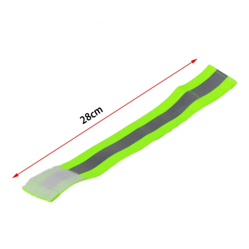 Спорт на открытом воздухе велосипед для ночного катания, бега велосипед безопасности отражательная полоса на руку ремень светоотражающий материал ремень