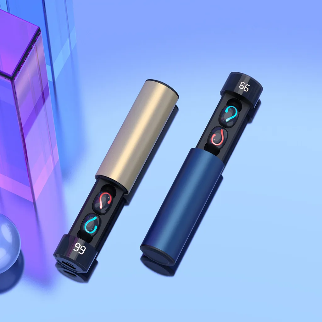 TWS Bluetooth гарнитура стерео музыка с микрофоном беспроводные наушники спортивные