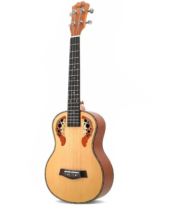 

26 inch ukulele four-string small guitar spruce grape hole beginners introduction to musical instruments factory direct