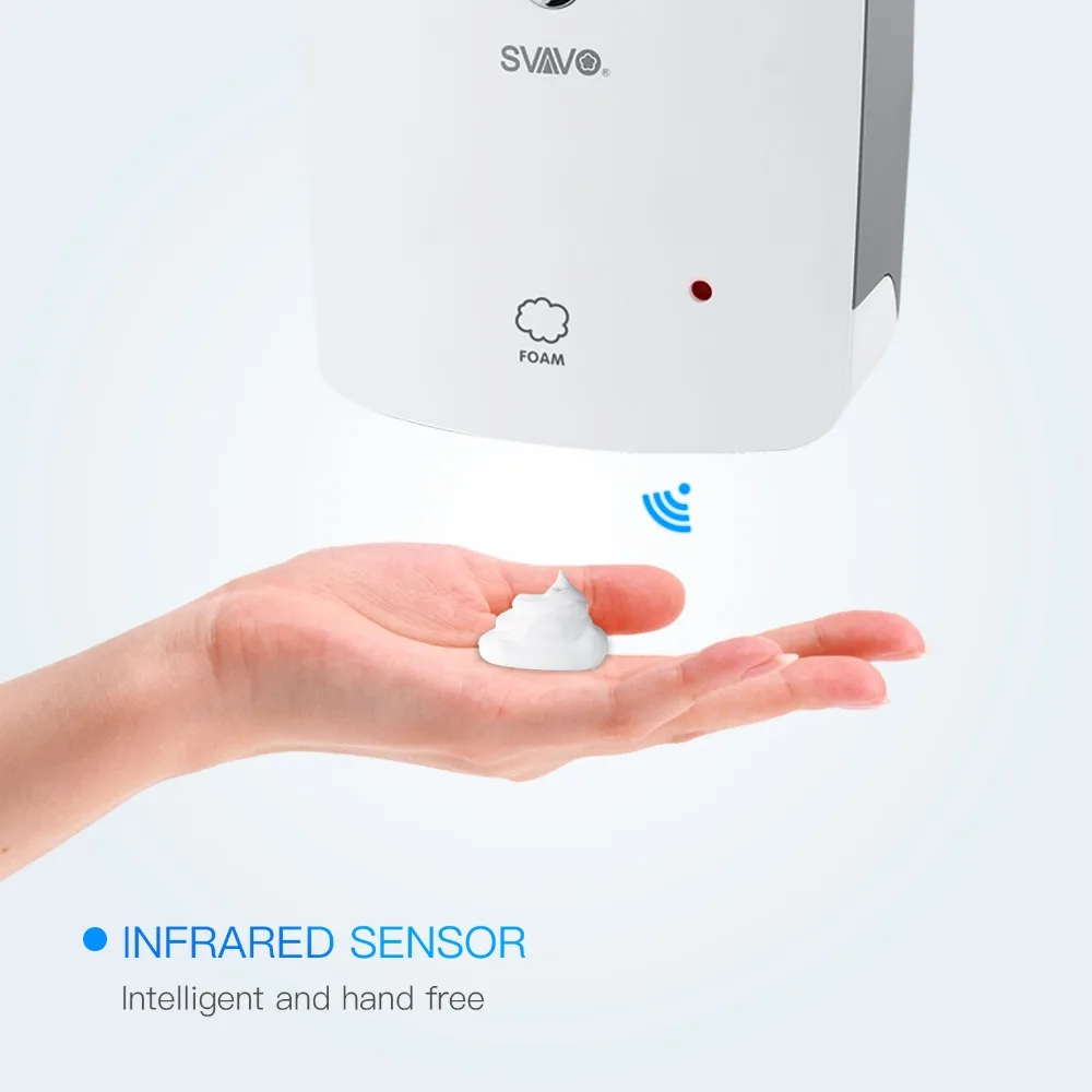 Bathroom Automatic Soap Dispenser 1000ml Wall Mounted Built-in Infrared Smart Sensor Bathroom Shower Shampoo Foam Soap Dispenser Bathroom Automatic Soap Dispenser 1000ml Wall Mounted Built-in Infrared Smart Sensor Bathroom Shower Shampoo Foam Soap Dispenser
