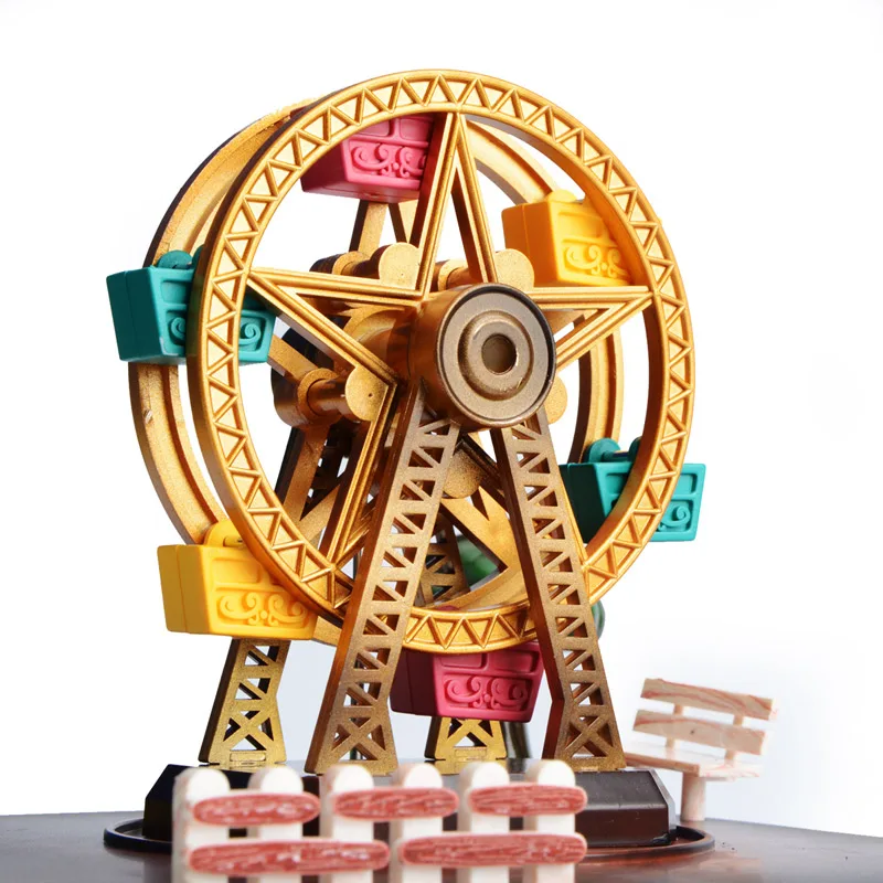 Музыкальная шкатулка Ferris Wheel деревянная романтическая музыкальная механическая