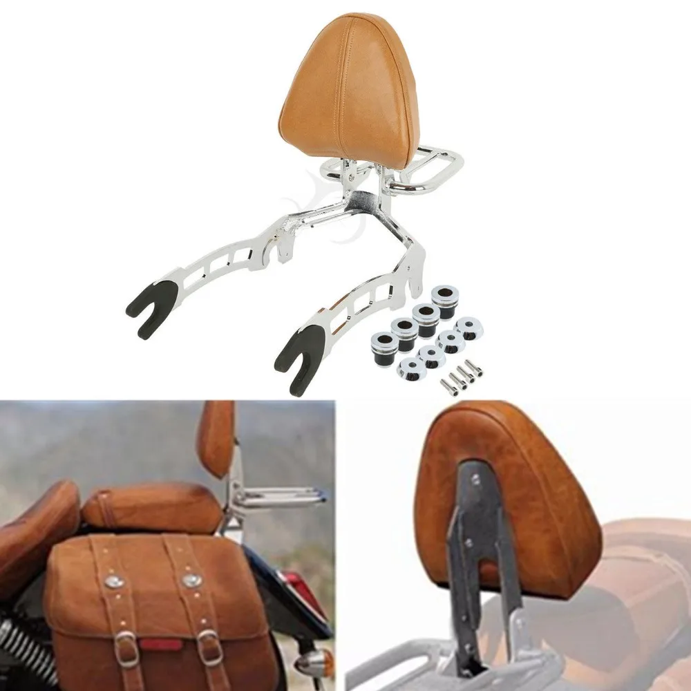Motorcycle Sissy Bar Passenger Backrest + Mouting Spools For Indian Scout 15-20 Sixty 16-2020 | Автомобили и мотоциклы
