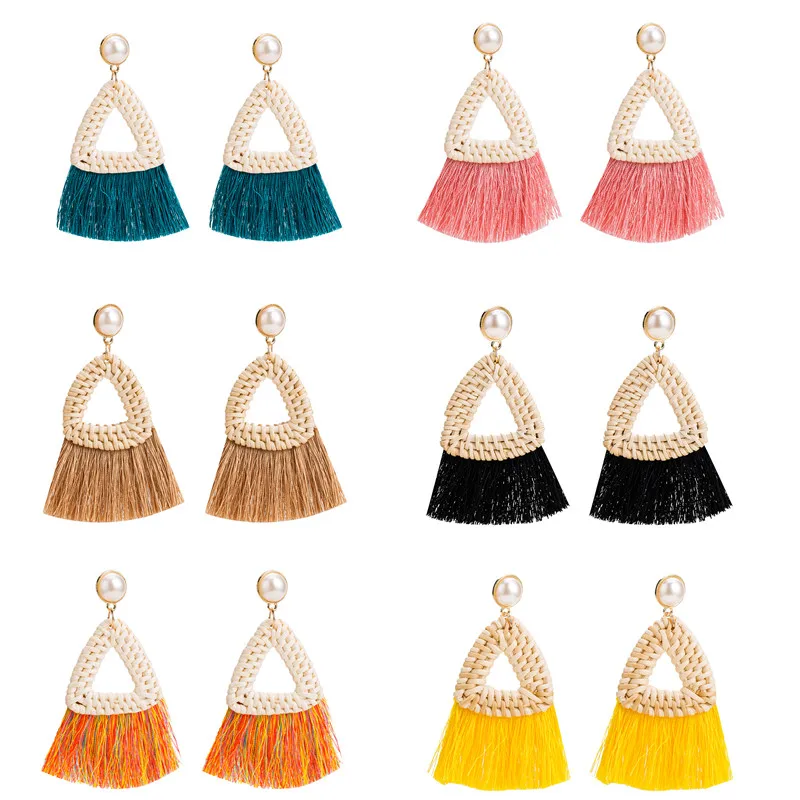 

Somsoar Jewelry PU Leather Leaf Earrings Litchi grain Leather Top Fashion Dangle Earrings Wholesale 6.2*3.5cm