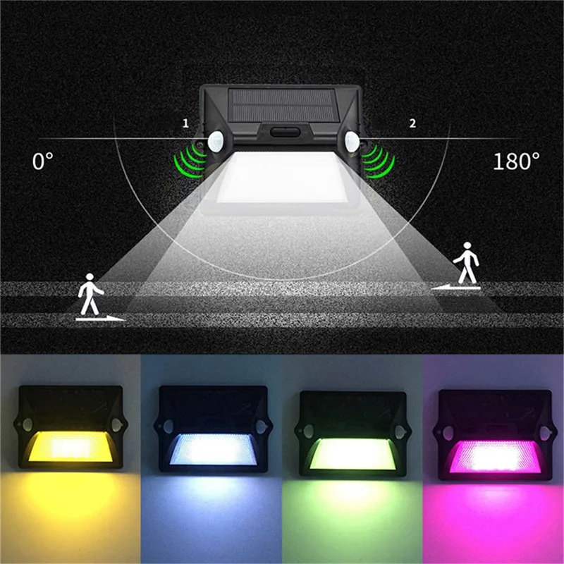 Kaigelin Новый дизайн 12 rсветодио дный GBW светодиодный светодио дный s Солнечный светодиодный прожектор PIR датчик движения прожектор