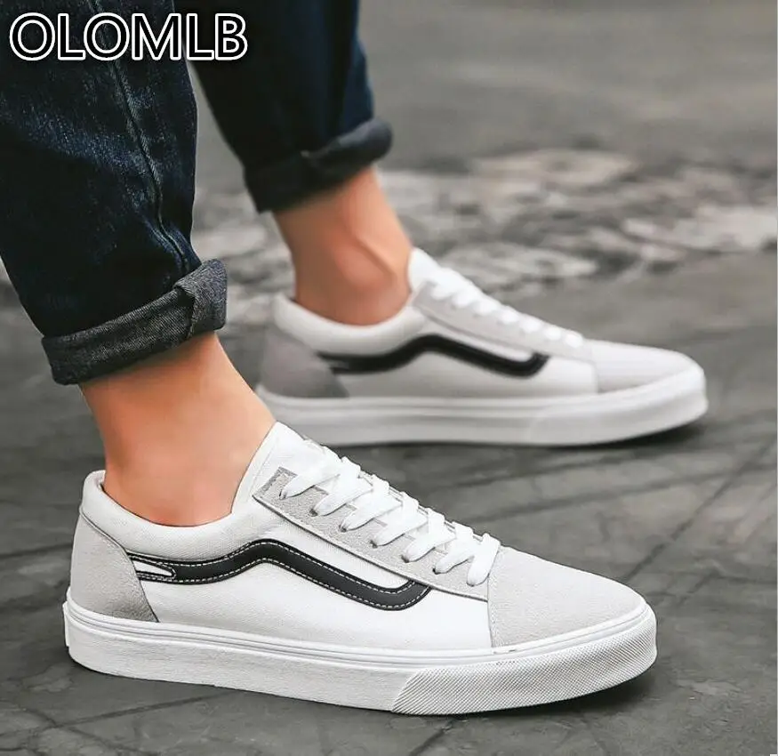 

OLOMLB Spring and summer casual shoes men's shoes men's mesh men's canvas canvas tide men's shoes 2019 free shipping