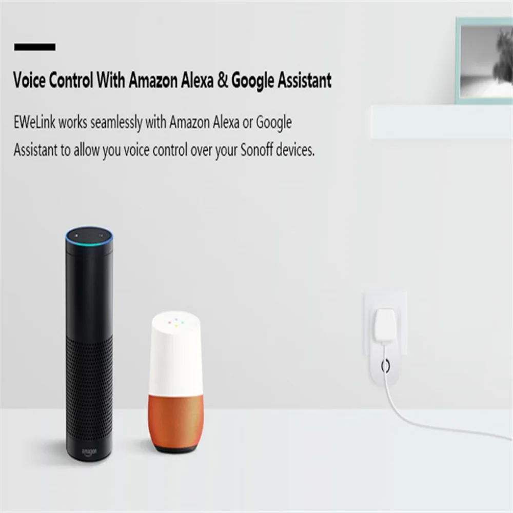 Sonoff S20 умная розетка Wifi беспроводное приложение удаленный Itead умный дом розетка таймер переключатель для Amazon Alexa Google Home