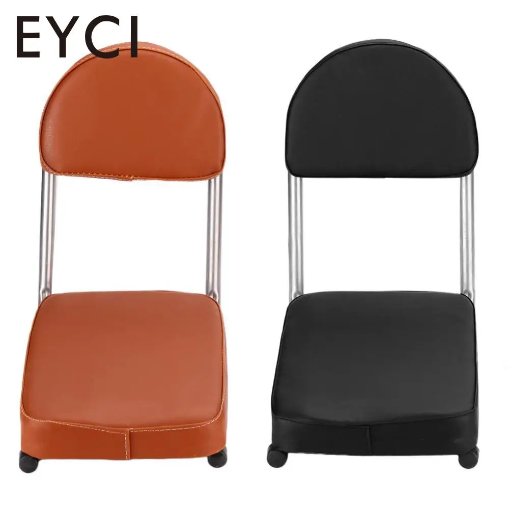 

EYCI PU Leather Bicyle Rear Tail Saddles Seat Soft Adult Child Backrest Seat Mat Cushion Cover Support Bike Road Seat