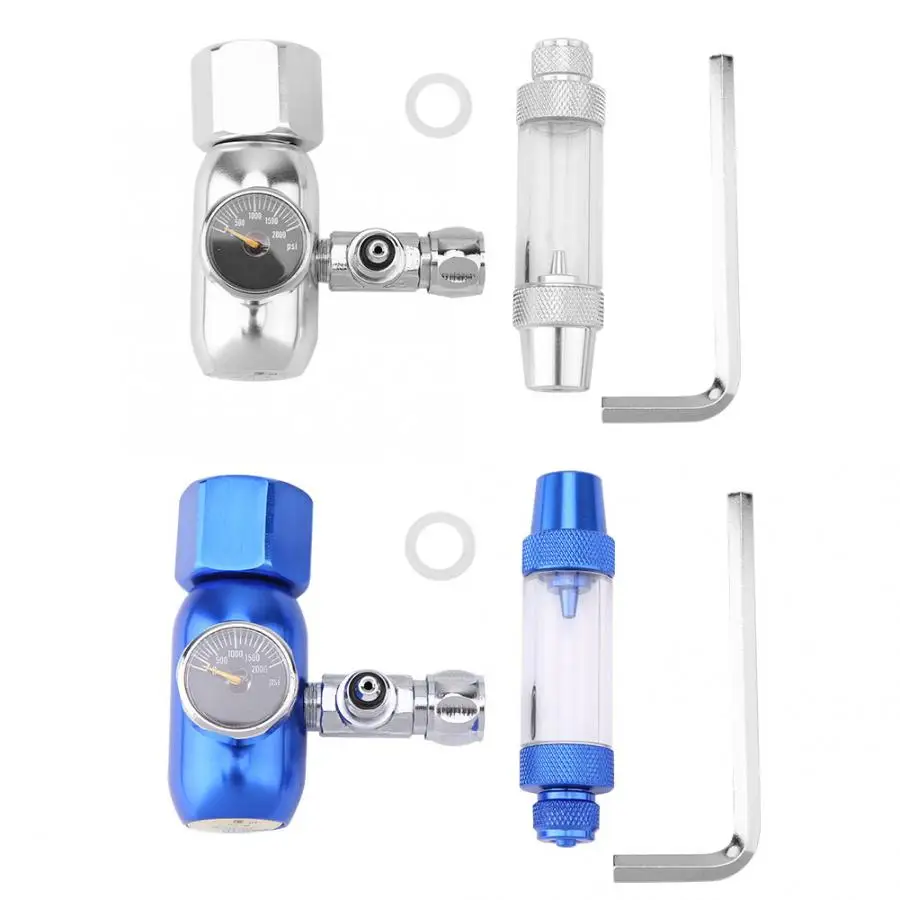 

Magnetic Solenoid Check Valve Aquarium Pressure Air Flow Aquarium CO2 Pressure Regulator Check Valve Gauge Bubble Counter Mini