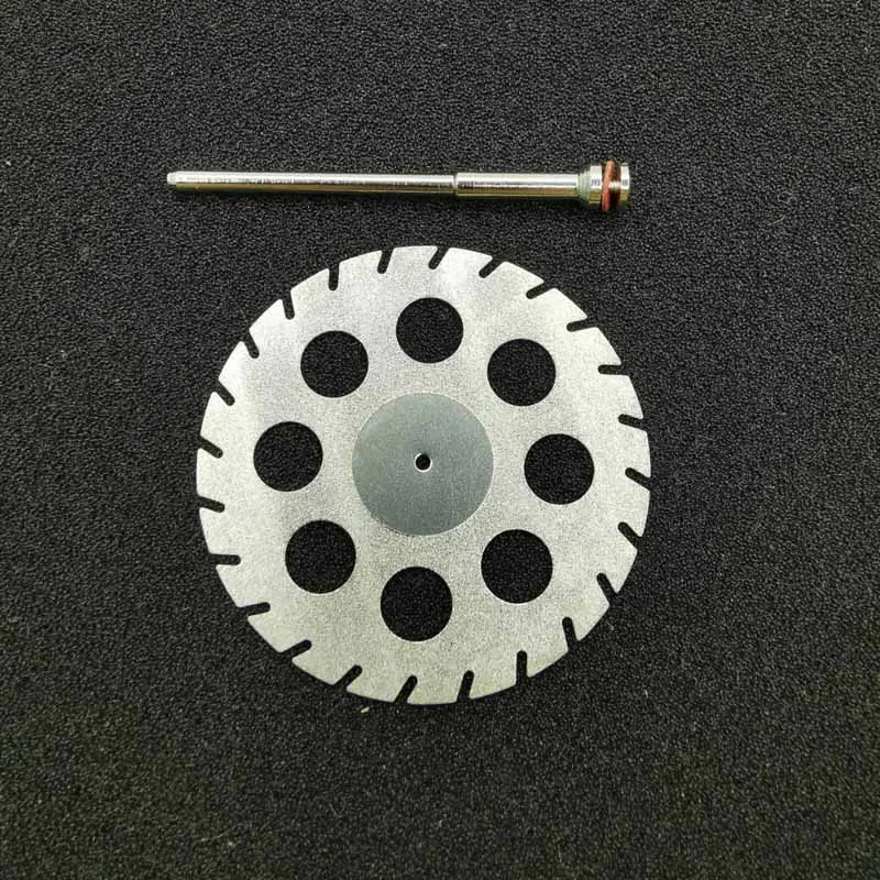 

Dental Lab diamond Double sided cutting disc for Cutting Plaster Disc Wheel Dental Lab Tool 45mm*0.30mm with mandrels