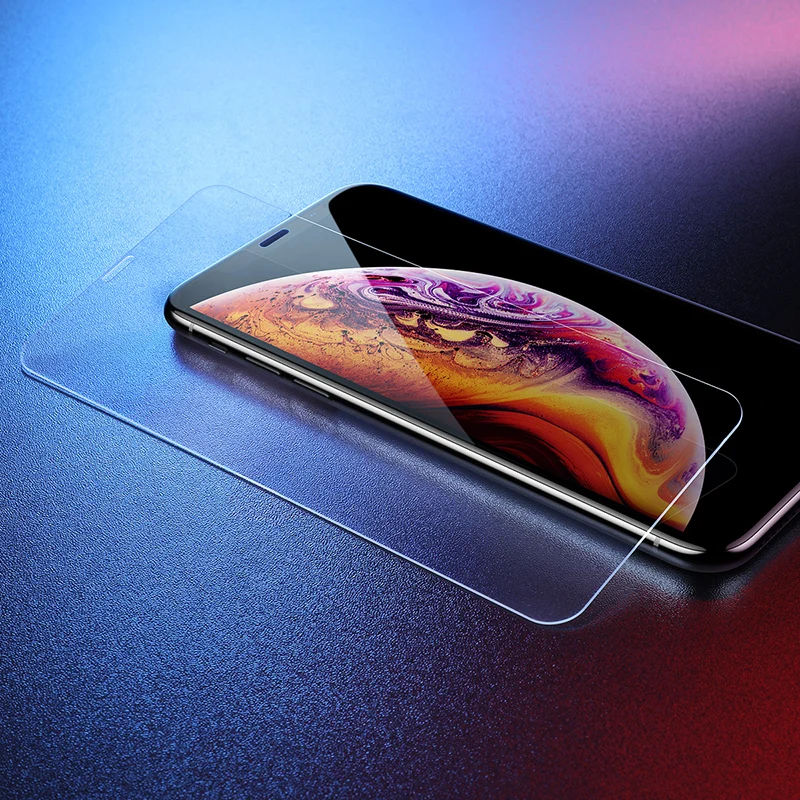 Защита экрана Baseus для iPhone Xs Max Xs XR стекло мм закаленное стекло 9h мм Тонкий 0,3 для iPhone Xs Max X защитное стекло