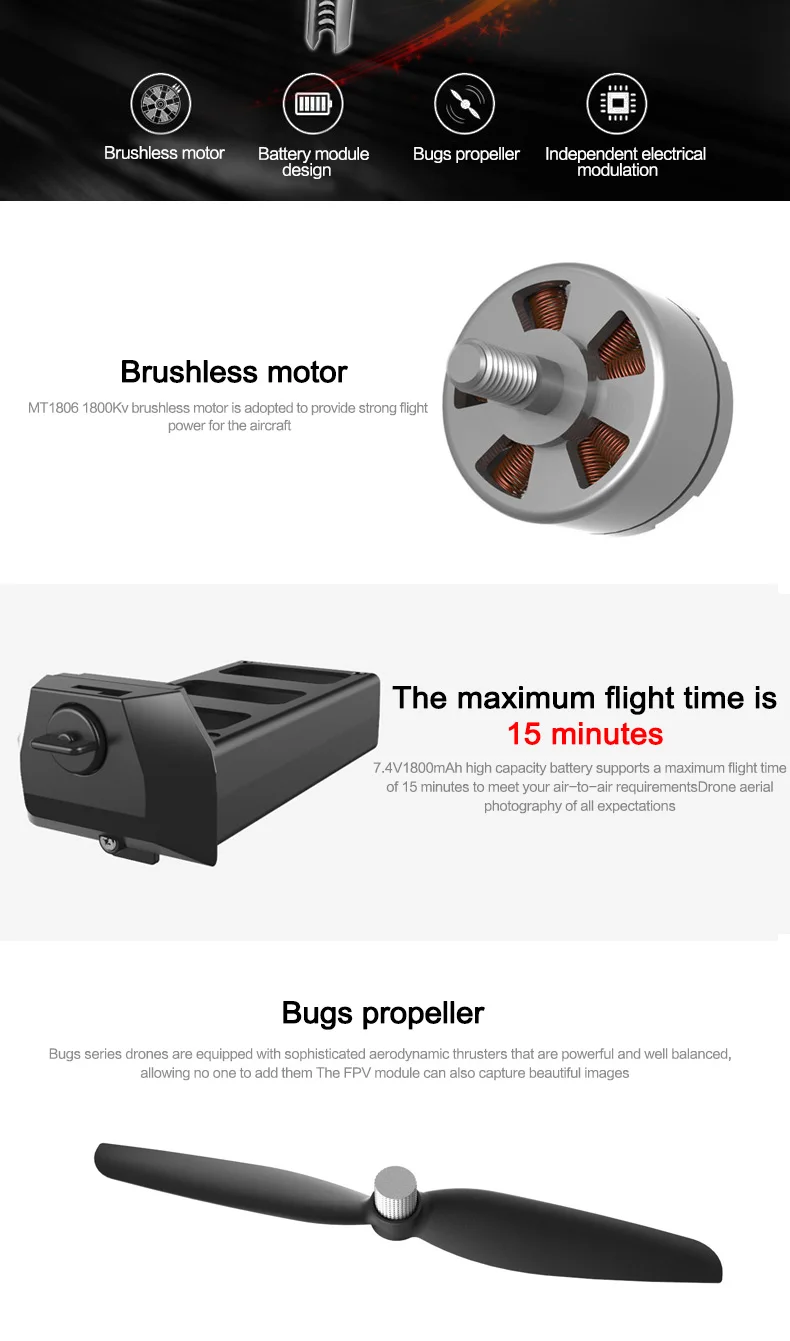 14.MJX Bugs 5 W B5W RC Drone RTF 5G WiFi FPV 1080P Camera With GPS Follow Me Mode RC Quadcopter vs MJX Bugs 2 B2W Helicopters D30