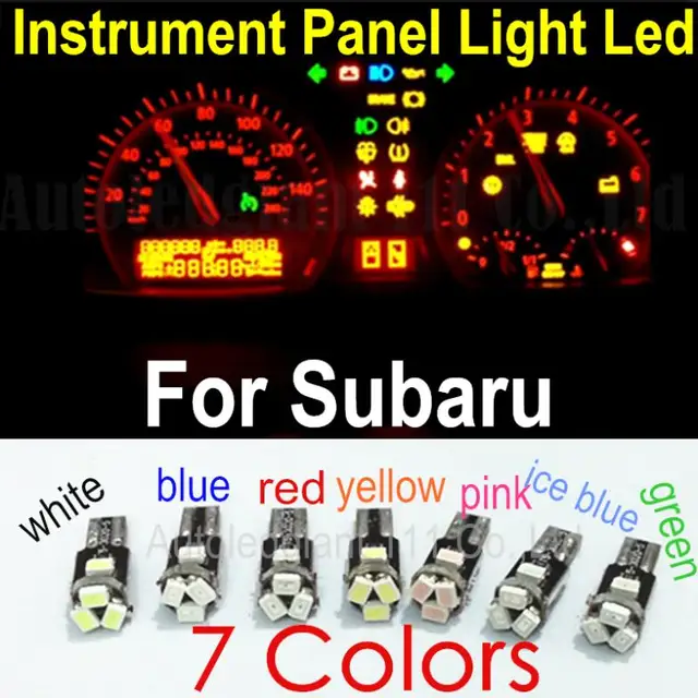 Led Car T5 7colors Light 286 74 Wedge 5smd Lamp Gauge Sdo Led Car T5 7colors Light 286 74 Wedge 5smd Lamp Gauge Sdo Dashboard Instrument Panel