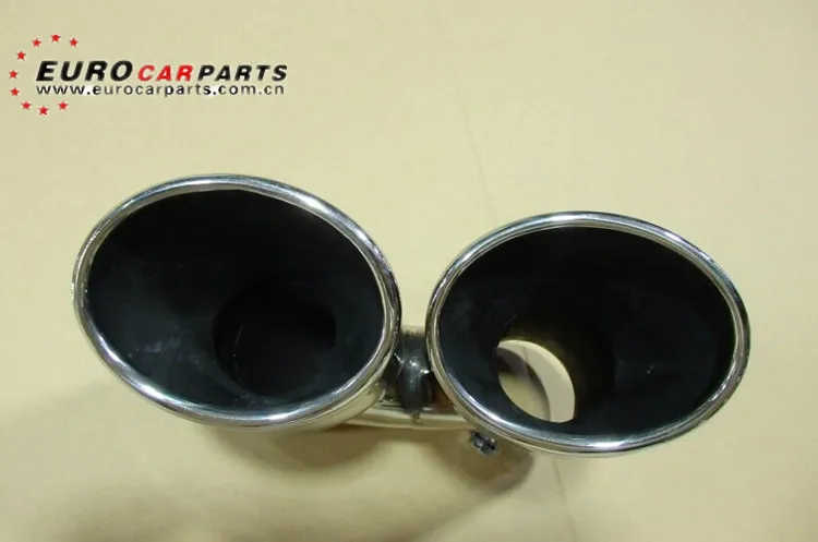 Hot sale ML63 exhaust tips fit for MB M-class ML W164 to ML63 A-style W164 muffler tips with A logo (6) - 
