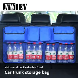 NWIEV многофункциональный Оксфорд чистая багажник автомобиля, организатор сиденье сумка для хранения BMW E90 F30 F10 M Audi A3 a6 C5 C6 hyundai i30 ix35 ix25