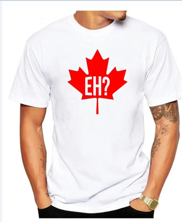 Canada T Shirt Custom Short Sleeve Men T Shirt New Street Wear Cotton