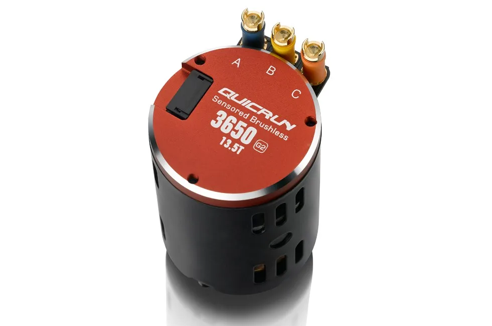 

HobbyWing QuicRun 3650 G2 SENSORED 6.5T 8.5T 10.5T 13.5T 17.5T 21.5T sensored brushless 2-poles motor for 1/10 1/12 RC car