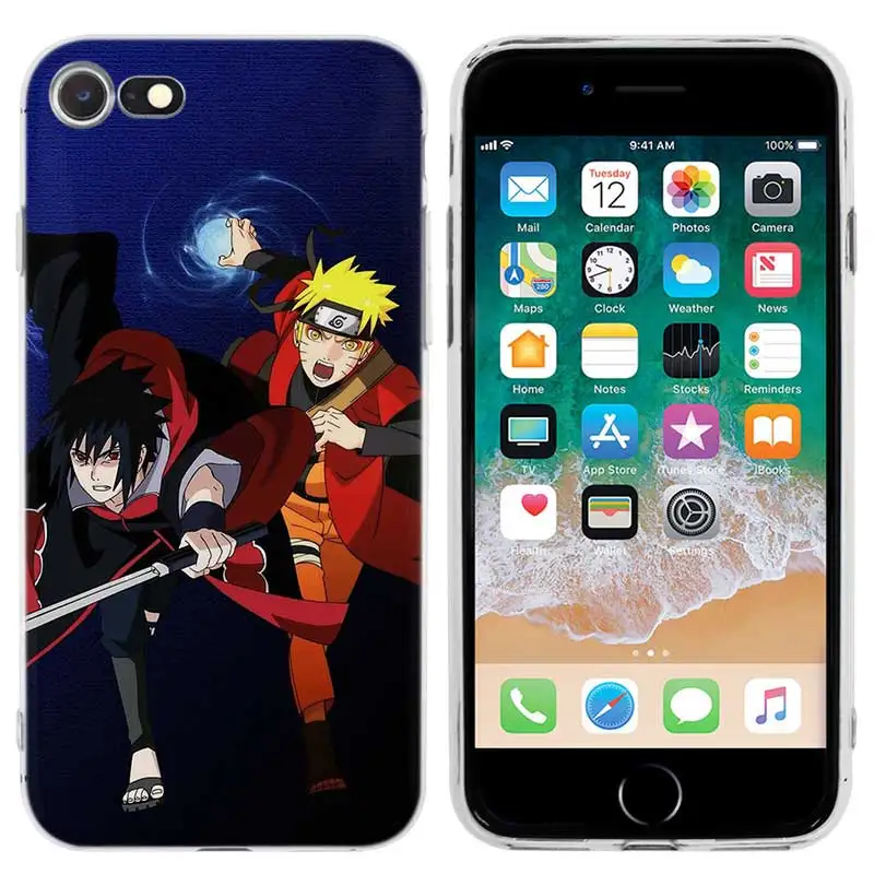 Мягкий силиконовый чехол из ТПУ, чехол для iPhone 7, 8, 5, 6, 11 Pro, X, XR, XS, Max Plus, Hokage, Наруто, Какаши, мультяшный чехол с рисунком - Цвет: Styles 28