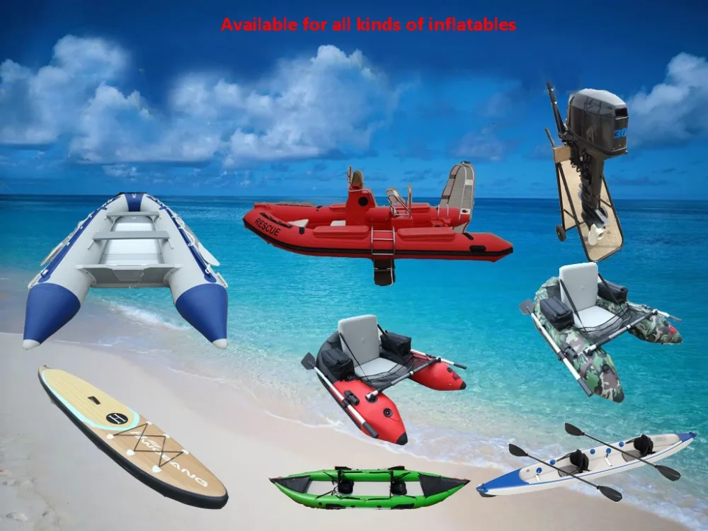 Big size foot air pump for water sports inflatable fishing kayak air huge inflatable fishing boat yacht accessories marine (1)