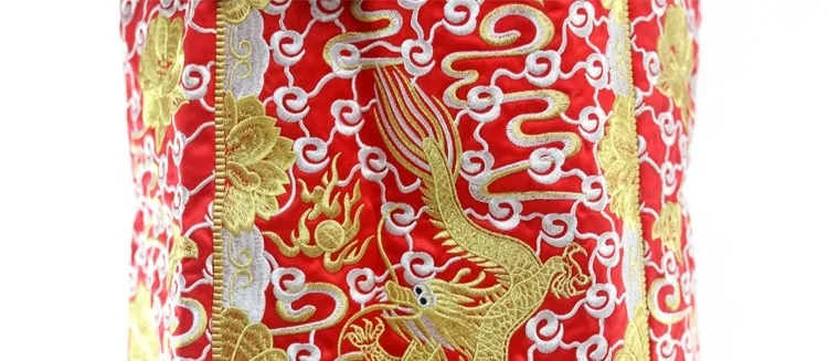 Да у фу Золотой облако пион вышивка республиканский период невесты костюм Hanfu традиционное китайское свадебное костюм Сю он фу