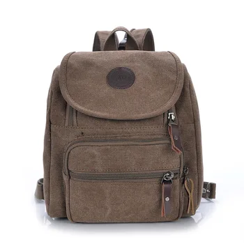 

010318 new hot small canvas backpack lady casual travel bag