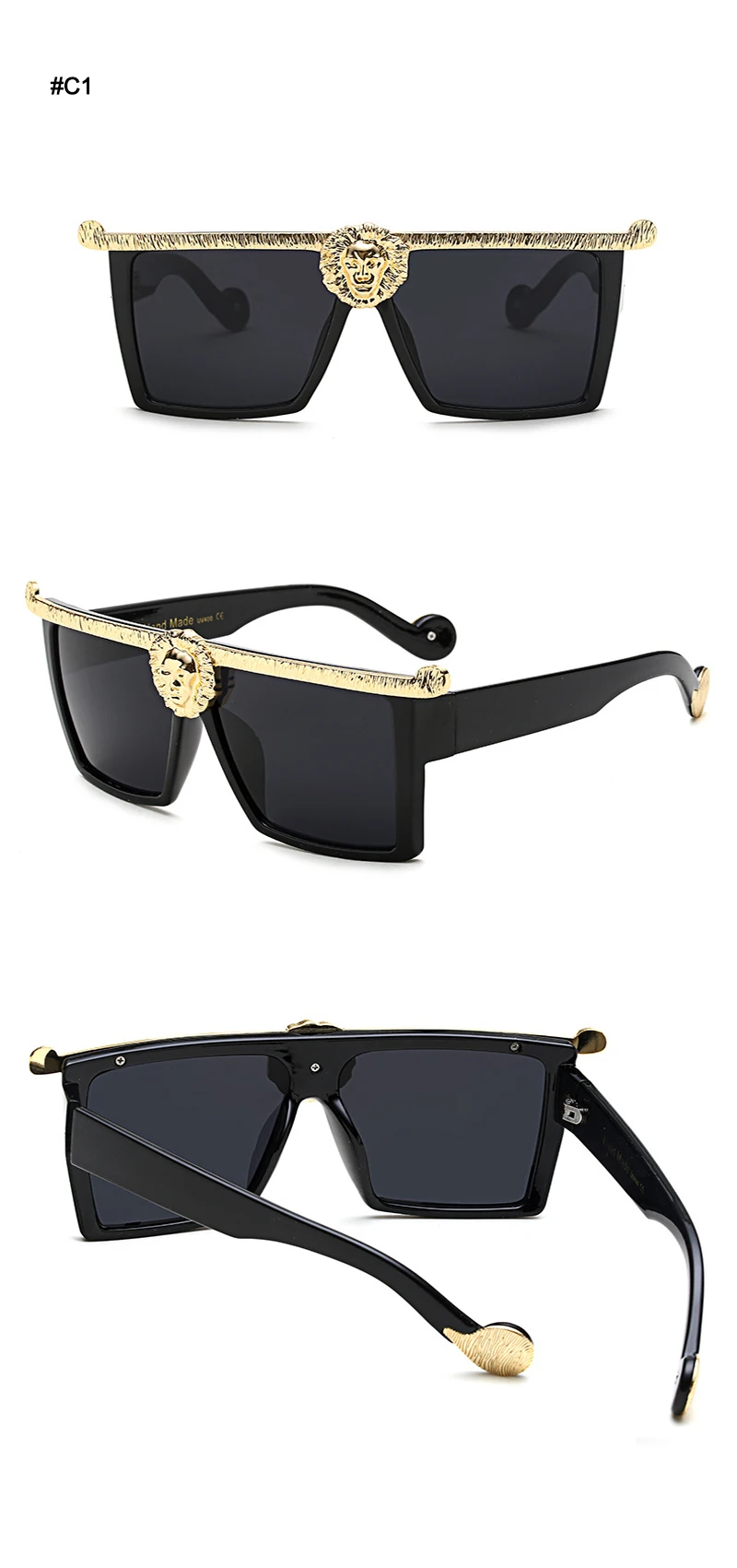 2018 Cat Eye Lion Head Sunglasses (8)