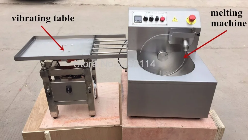8kg melting machine with vibrating table