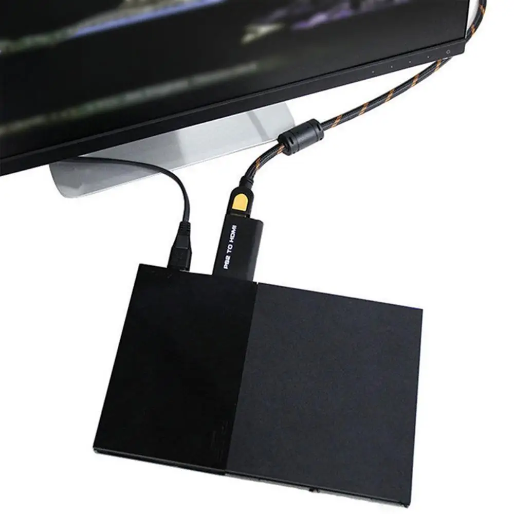 Преобразователь PS2 в HDMI 480i/480p/576i адаптер аудио и видео с выходом 3 5 мм поддерживает