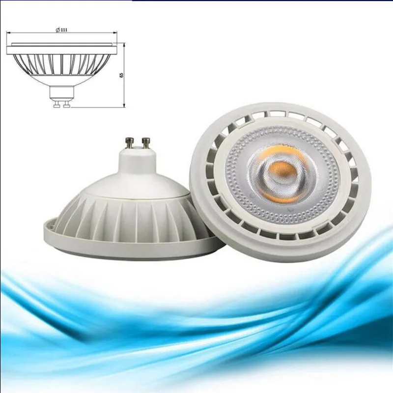

GU10 Base 15W AC 85-265V/DC12V LED AR111 GU10 G53 Light Bulb CREE COB Chip Led Spotlight Bulb with 75-100W Halogen Equivalent