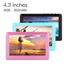 MVpower 8 Гб 4,3 дюймов HD сенсорный ЖК-экран MP3 MP4 MP5 Медиа Видео музыкальный плеер FM радио Поддержка TF карта Аудио подарок