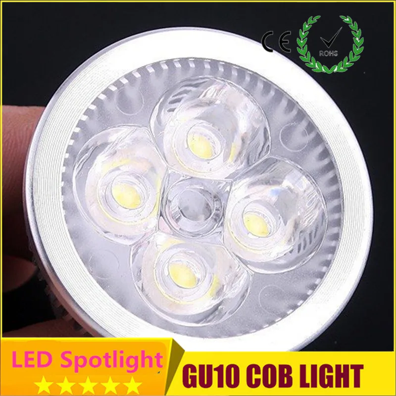 Высокой мощности CREE GU10 светодиодный светильник 220V 110V 3W 9W 12W 15W Светодиодный