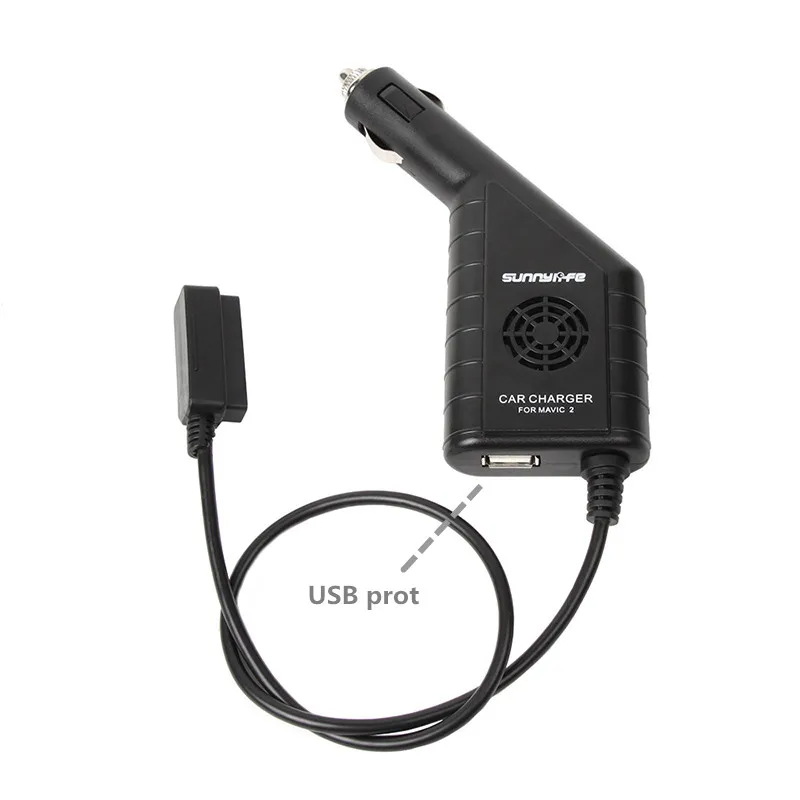 2 в 1 Автомобильное зарядное устройство для дрона с usb портом и пультом