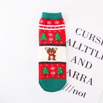 

2017 Fashion New Women Girl Soft Cotton Santa Claus Kids Unisex Xmas Funny Cotton Warm Socks Christmas Gift