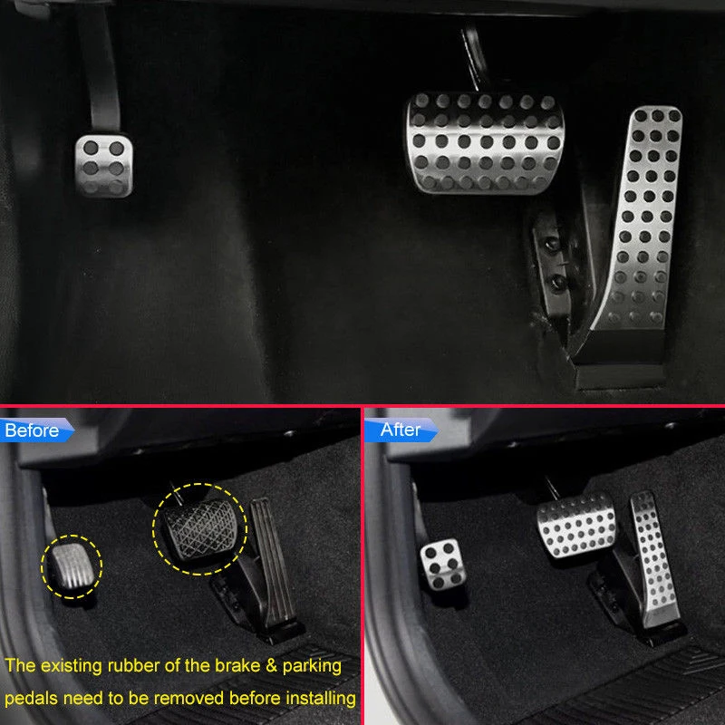 Для Mercedes-Benz C/E/GLC/cls-класс W205 W213 X253 W218 чехлы на педали ручные 3 шт. подставка для ног тормоз практичный