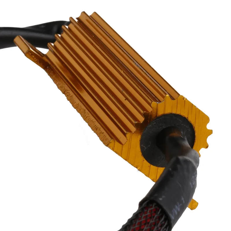 H8 H11 Light Canbus Load Resistor Flicker Can-bus Bypass Wiring Harness Decoder Warning Canceler Harness Car Electronics