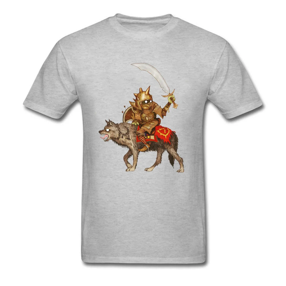 Goblin Wolf Crew Neck Top T-shirts April FOOL DAY Tees Short Sleeve Cheap Cotton Custom Tops Shirt Casual Men Wholesale Goblin Wolf grey