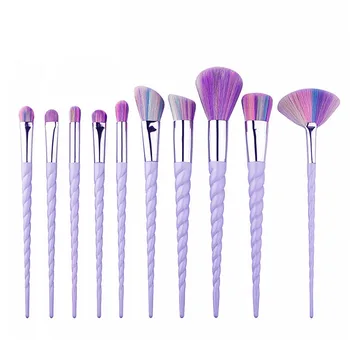 

10pcs Unicorn Makeup Brush Set Foundation Powder Eye shadow Eyebrow Make Up Brushes Makeup Cosmetic Tools pincel maquiagem 2019