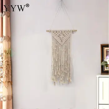 

2pcs Nice Macrame Wall Hanging Macrame Wedding Hanging Backdrop Wall Carpet Mural Wall Hanging Tapestry Fabrics Decoration