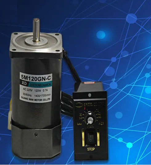 

AC 220V 1400rpm / 2800rpm 90 * 90 * 141mm 120W 20GN-CC Small single - phase motor mechanical equipment / DIY accessories