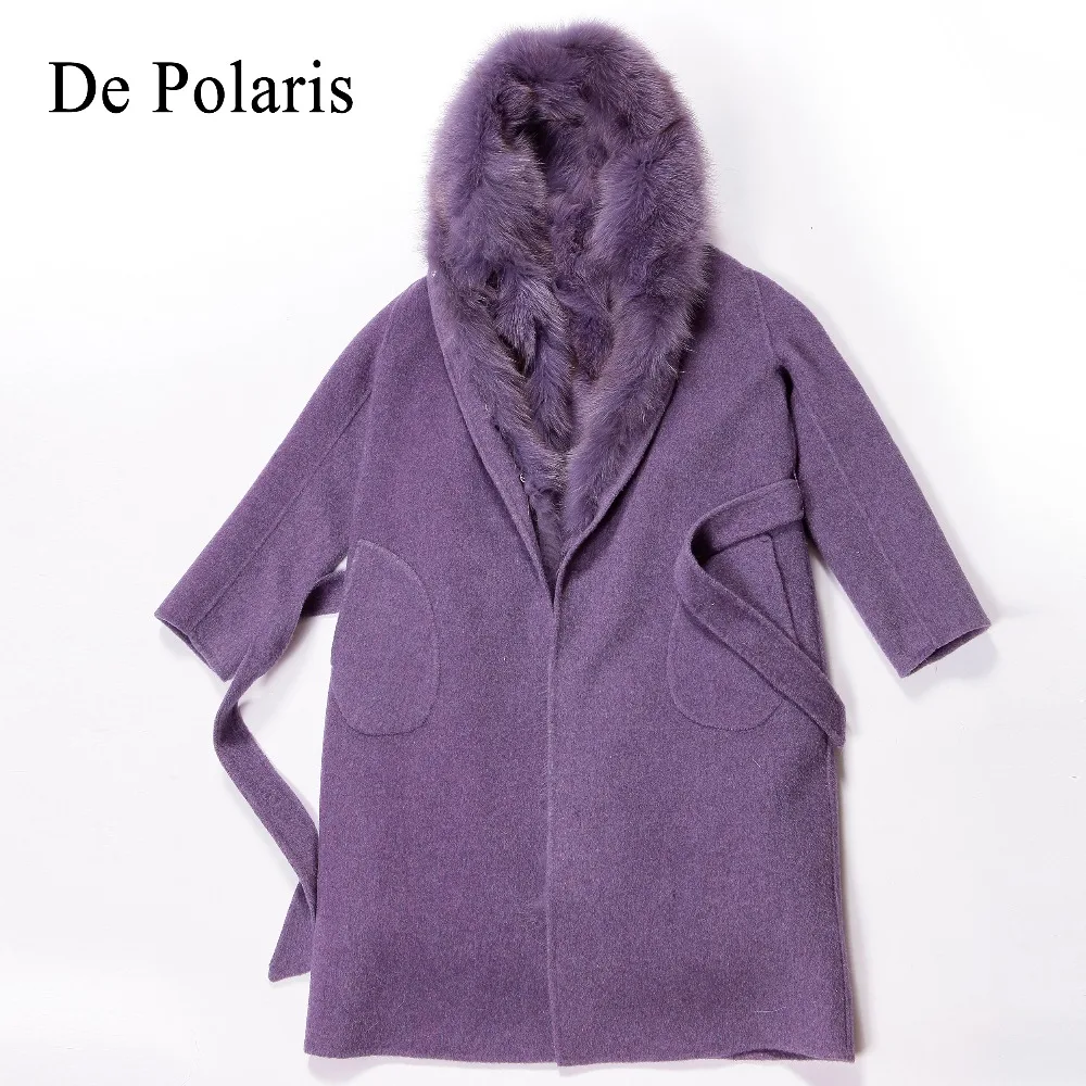 mink coats women Real natural Raccoon fur lining winter jacket Long hooded parkas mink fur coat real fur